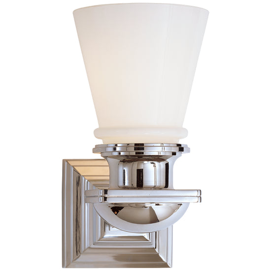 Load image into Gallery viewer, Visual Comfort Signature - SL 2151PN-WG - One Light Wall Sconce - NY Subway - Polished Nickel

