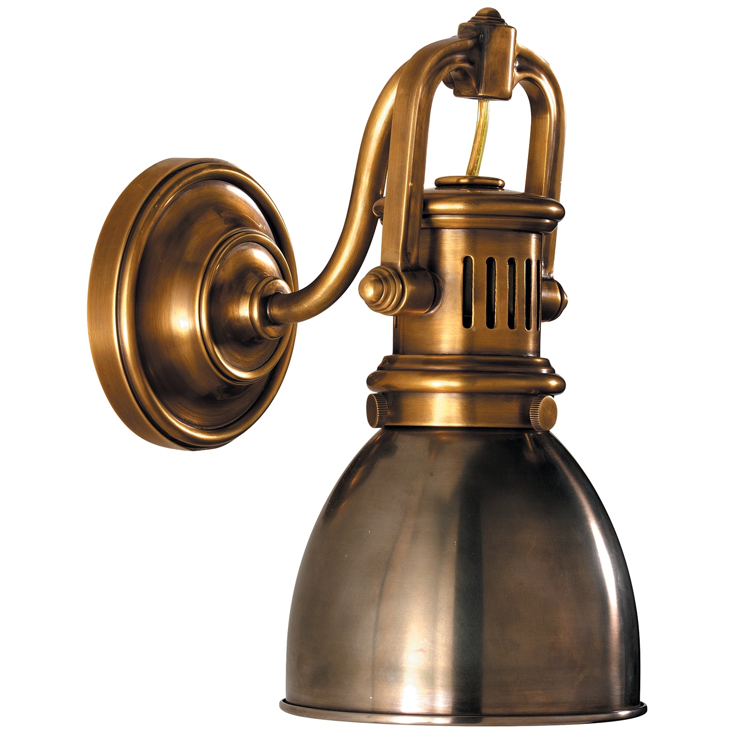 Visual Comfort Signature - SL 2975HAB-AN - One Light Wall Sconce - Yoke - Hand-Rubbed Antique Brass