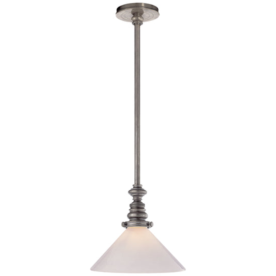 Load image into Gallery viewer, Visual Comfort Signature - SL 5125AN-WG1 - One Light Pendant - Boston - Antique Nickel
