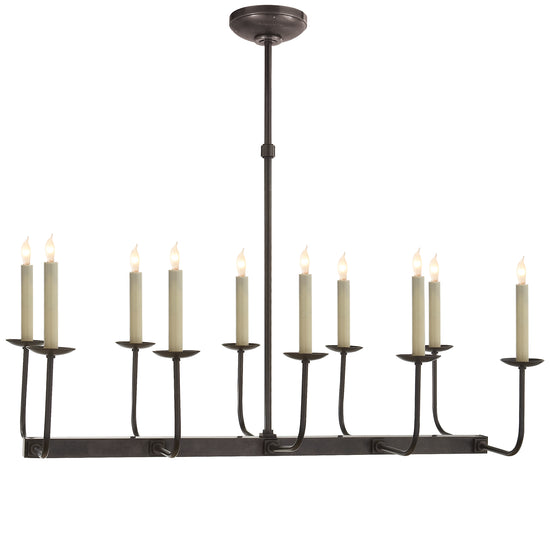 Load image into Gallery viewer, Visual Comfort Signature - SL 5863BZ - Ten Light Chandelier - Linear Branched - Bronze
