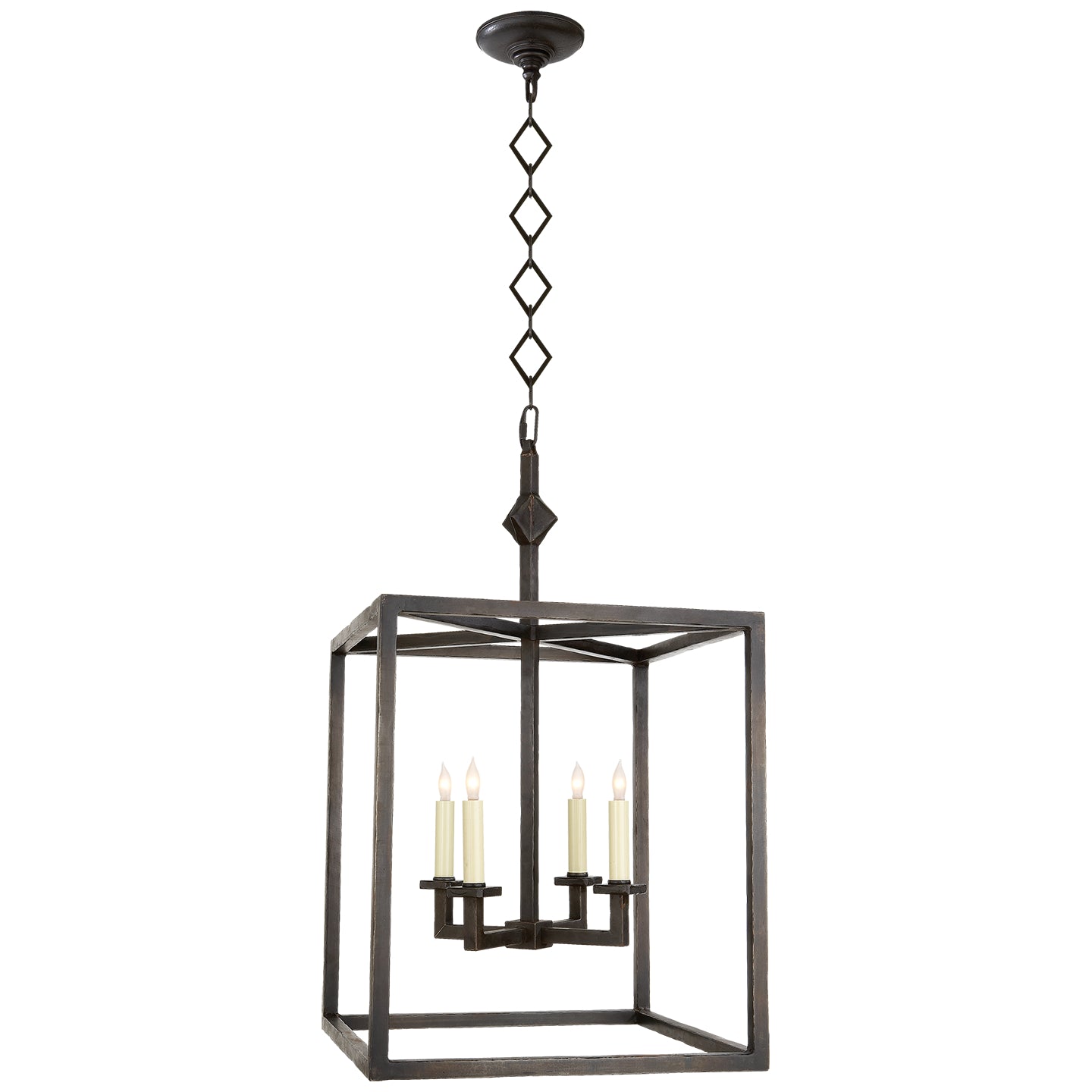 Load image into Gallery viewer, Visual Comfort Signature - SP 5004AI - Four Light Lantern - Star2 - Aged Iron
