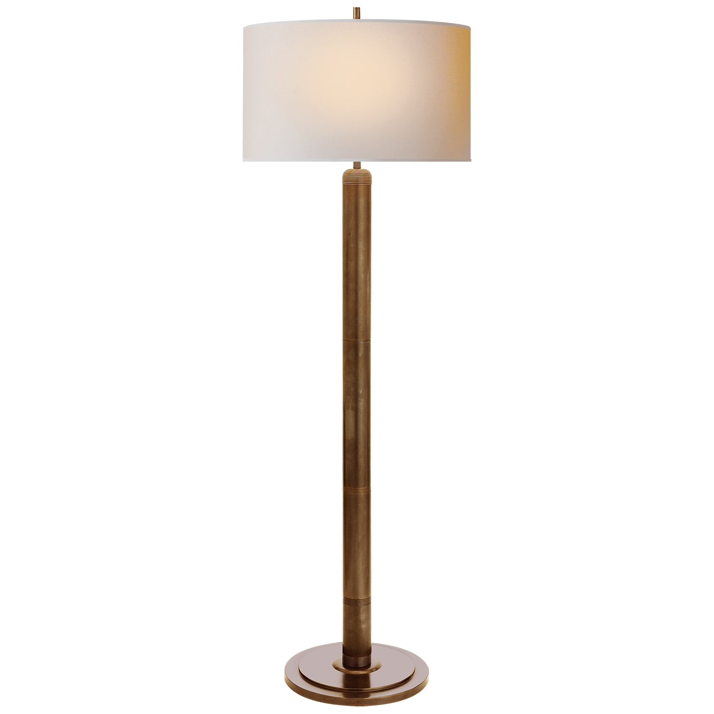Load image into Gallery viewer, Visual Comfort Signature - TOB 1000HAB-NP - Two Light Floor Lamp - Longacre - Hand-Rubbed Antique Brass
