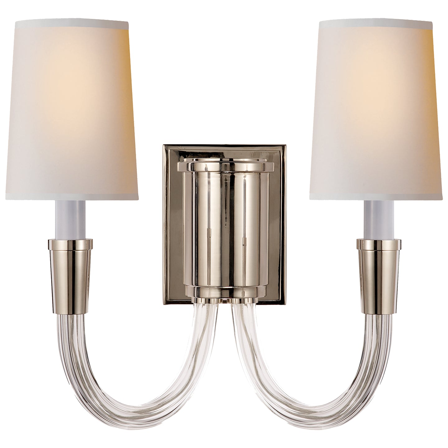 Load image into Gallery viewer, Visual Comfort Signature - TOB 2033PN-NP - Two Light Wall Sconce - Vivian - Polished Nickel
