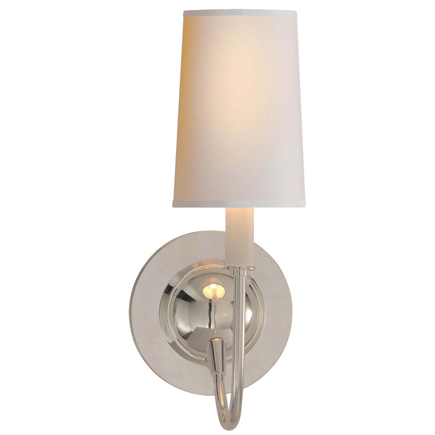 Visual Comfort Signature - TOB 2067PS-NP - One Light Wall Sconce - Elkins - Polished Silver