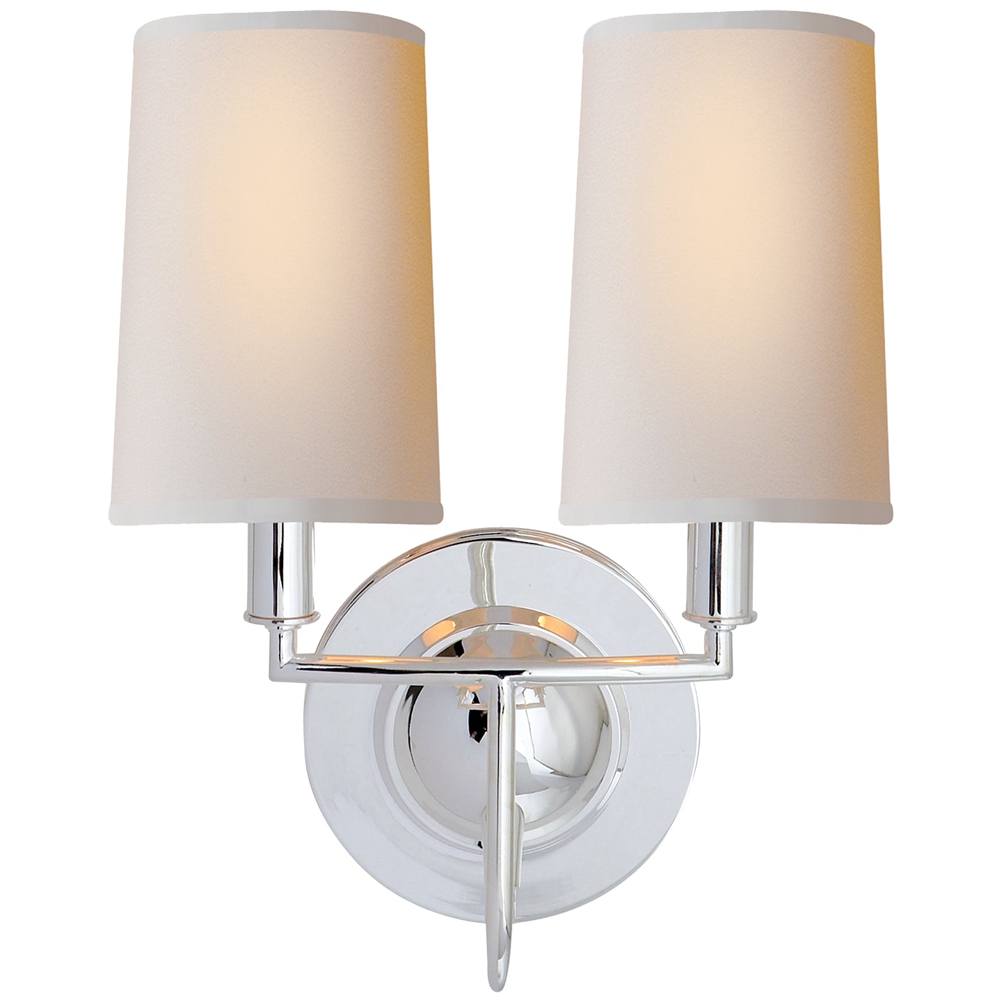 Load image into Gallery viewer, Visual Comfort Signature - TOB 2068PS-NP - Two Light Wall Sconce - Elkins - Polished Silver

