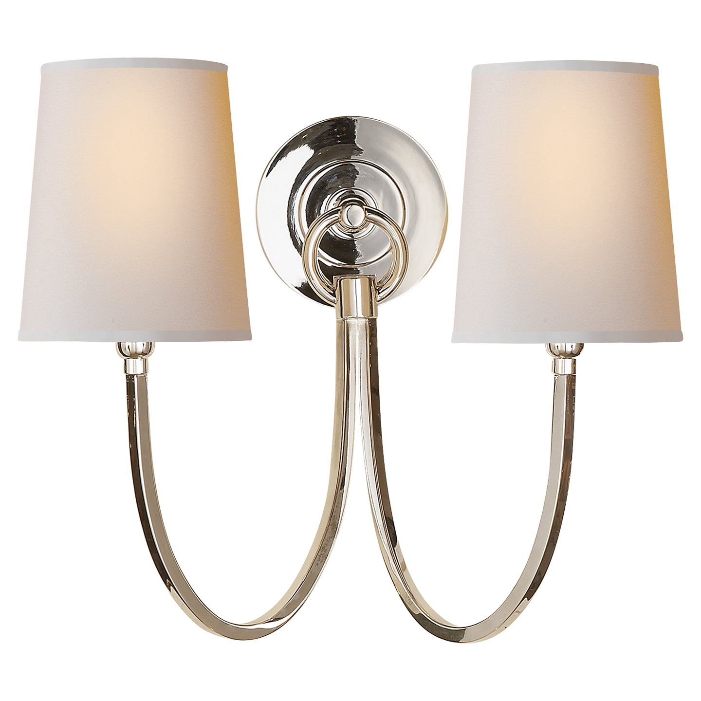Visual Comfort Signature - TOB 2126PN-NP - Two Light Wall Sconce - Reed - Polished Nickel