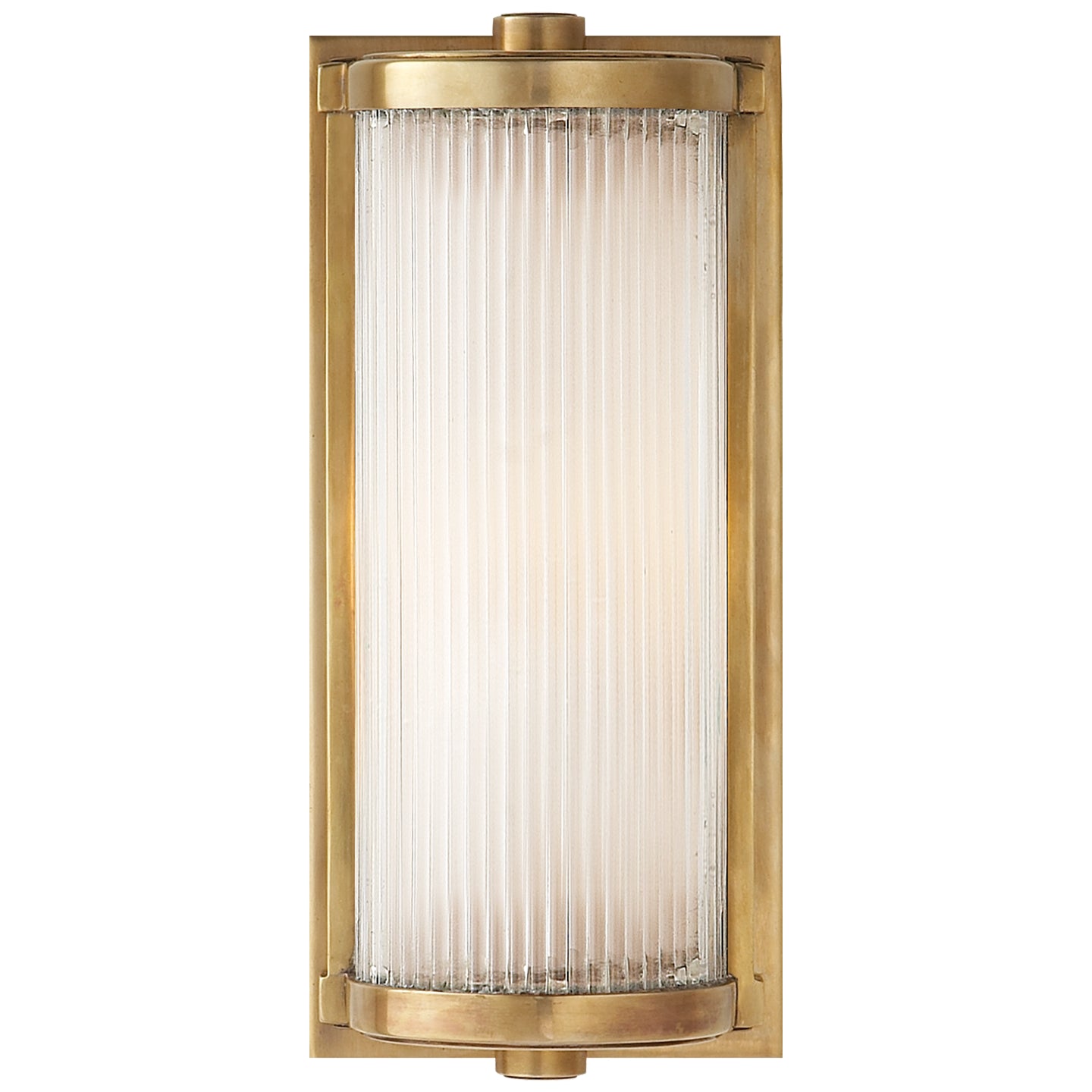 Load image into Gallery viewer, Visual Comfort Signature - TOB 2140HAB-FG - One Light Wall Sconce - Dresser - Hand-Rubbed Antique Brass
