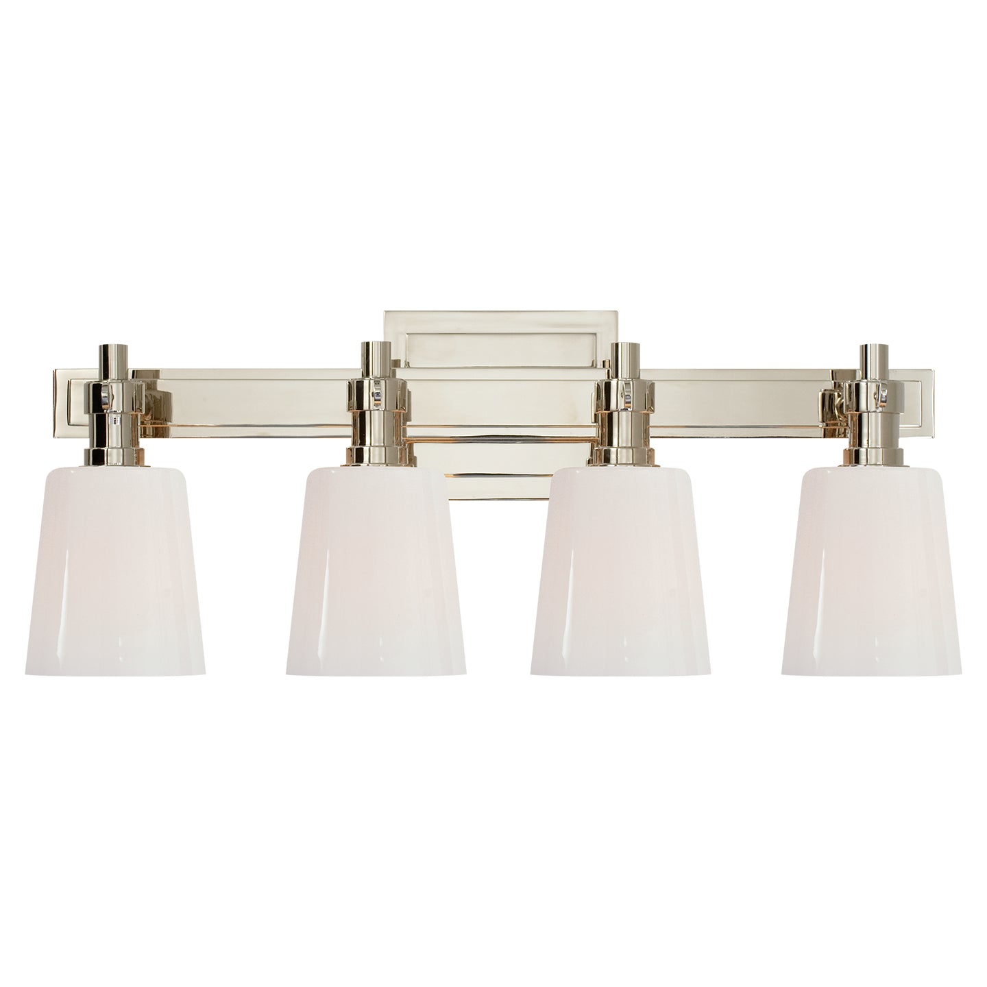 Load image into Gallery viewer, Visual Comfort Signature - TOB 2153PN-WG - Four Light Bath Sconce - Bryant Bath - Polished Nickel
