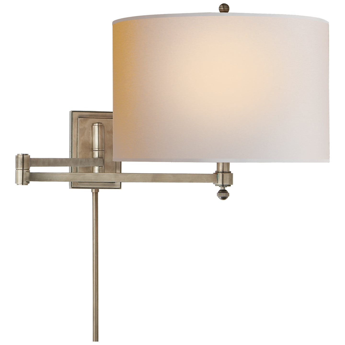 Visual Comfort Signature - TOB 2204AN-NP - One Light Wall Sconce - Hudson - Antique Nickel
