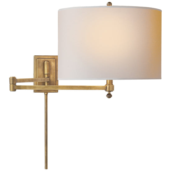 Visual Comfort Signature - TOB 2204HAB-NP - One Light Wall Sconce - Hudson - Hand-Rubbed Antique Brass