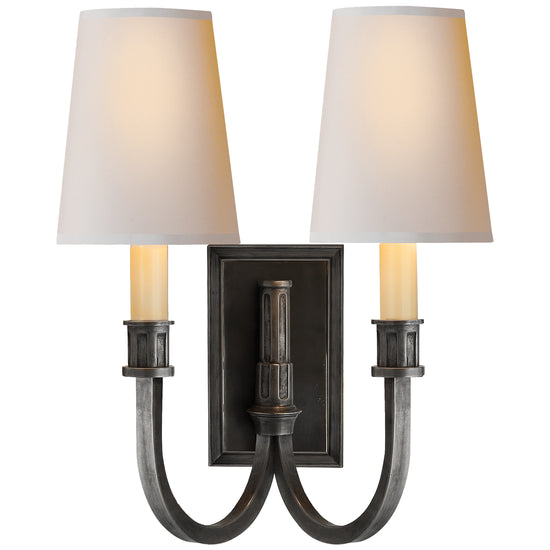 Visual Comfort Signature - TOB 2328BZ-NP - Two Light Wall Sconce - Modern Library - Bronze