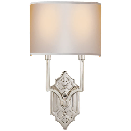 Visual Comfort Signature - TOB 2600PN-NP - Two Light Wall Sconce - Silhouette - Polished Nickel