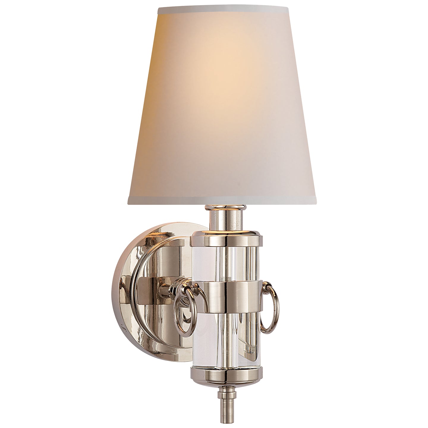 Load image into Gallery viewer, Visual Comfort Signature - TOB 2730CG-NP - One Light Wall Sconce - Jonathan - Crystal
