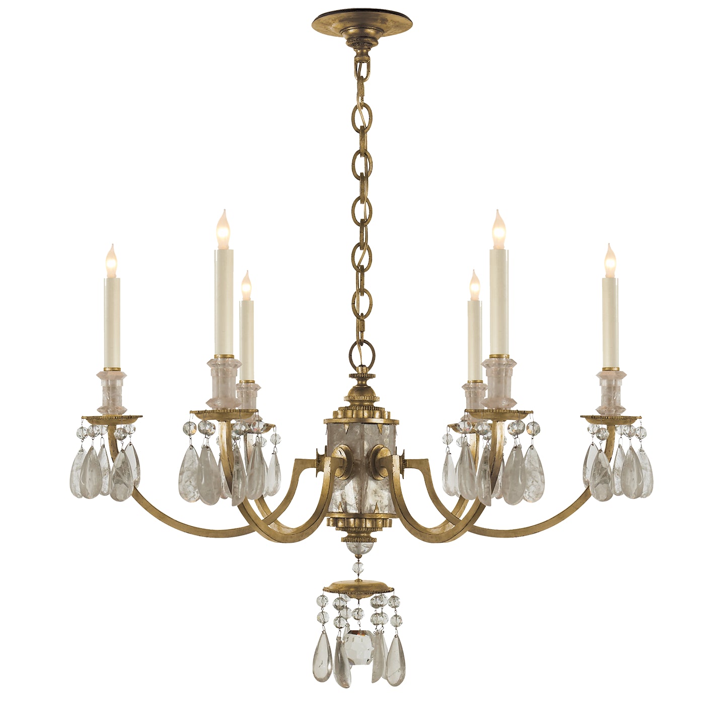 Load image into Gallery viewer, Visual Comfort Signature - TOB 5036GI - Six Light Chandelier - Elizabeth - Gilded Iron
