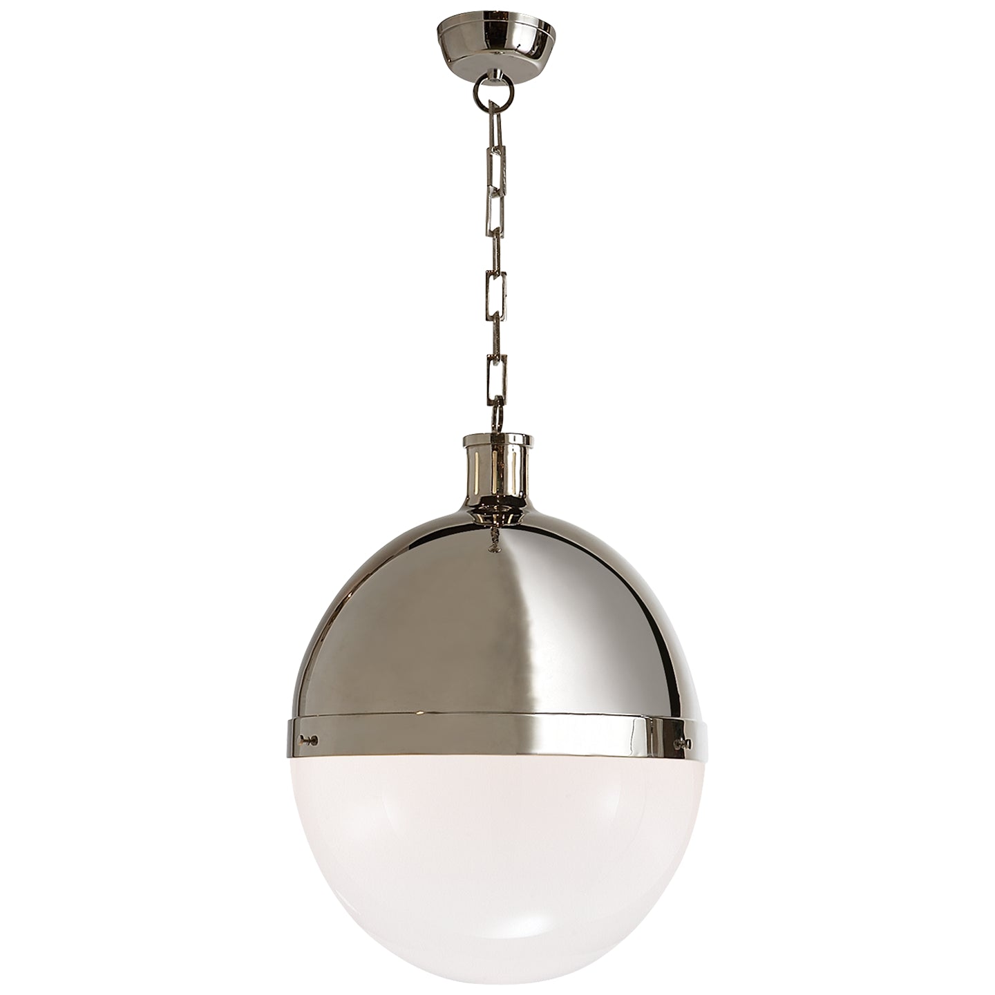 Load image into Gallery viewer, Visual Comfort Signature - TOB 5064PN-WG - Two Light Pendant - Hicks - Polished Nickel
