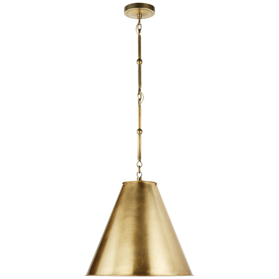 Load image into Gallery viewer, Visual Comfort Signature - TOB 5090HAB-HAB - One Light Pendant - Goodman - Hand-Rubbed Antique Brass
