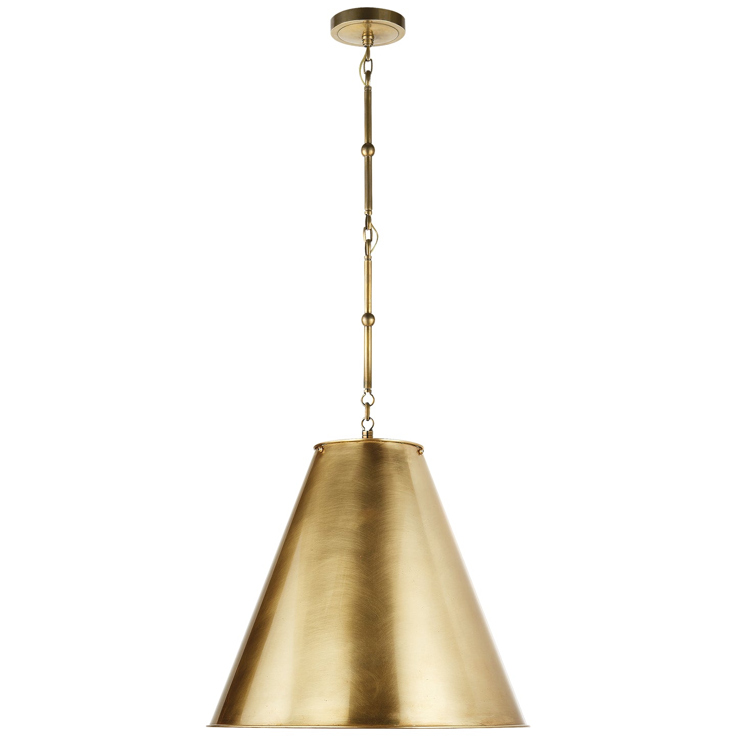Visual Comfort Signature - TOB 5091HAB-HAB - One Light Pendant - Goodman - Hand-Rubbed Antique Brass
