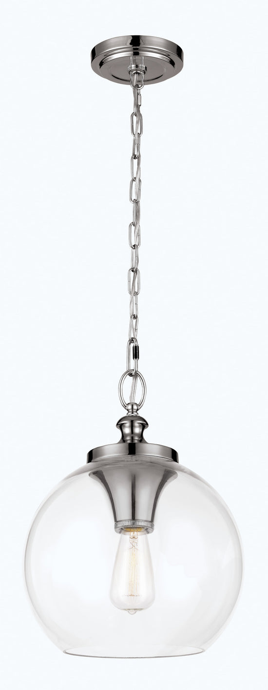 Load image into Gallery viewer, Visual Comfort Studio - P1307PN - One Light Pendant - Tabby - Polished Nickel
