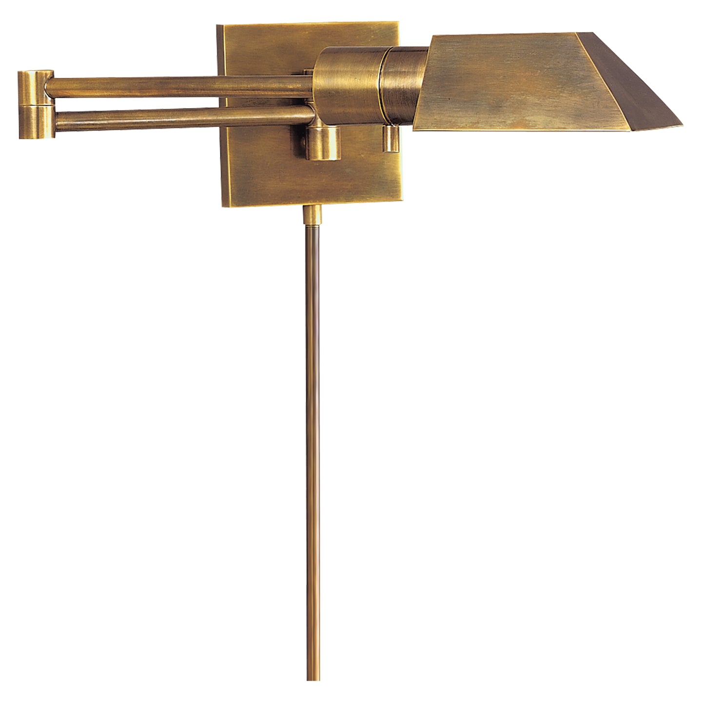 Visual Comfort Signature - 82034 HAB - One Light Swing Arm Wall Lamp - VC CLASSIC - Hand-Rubbed Antique Brass