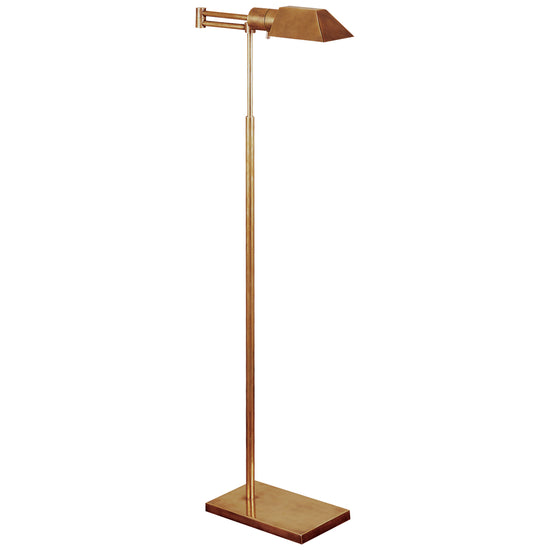 Visual Comfort Signature - 81134 HAB - One Light Swing Arm Floor Lamp - VC CLASSIC - Hand-Rubbed Antique Brass