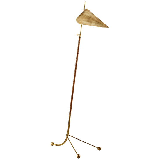 Visual Comfort Signature - ARN 1014HAB-HAB - One Light Floor Lamp - Moresby - Hand-Rubbed Antique Brass