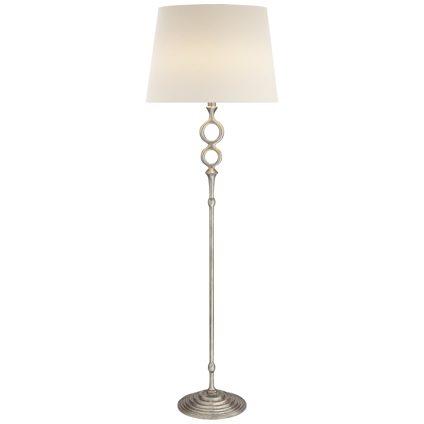 Load image into Gallery viewer, Visual Comfort Signature - ARN 1022BSL-L - Two Light Floor Lamp - bristol2 - Burnished Silver Leaf
