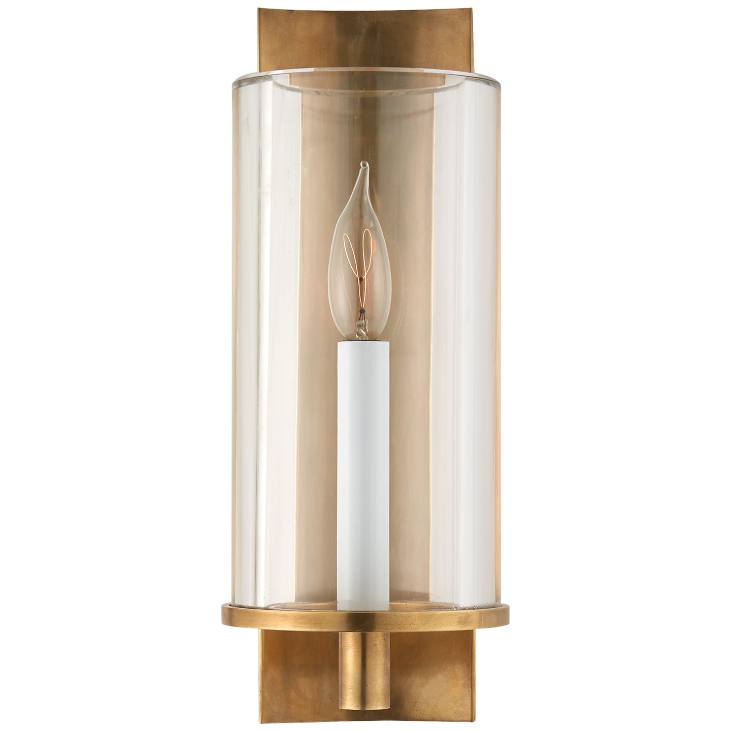 Visual Comfort Signature - ARN 2010HAB-CG - One Light Wall Sconce - Deauville2 - Hand-Rubbed Antique Brass