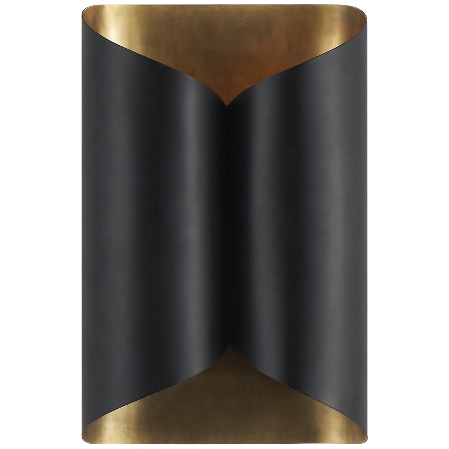 Load image into Gallery viewer, Visual Comfort Signature - ARN 2036BLK - Two Light Wall Sconce - selfoss - Black and Brass
