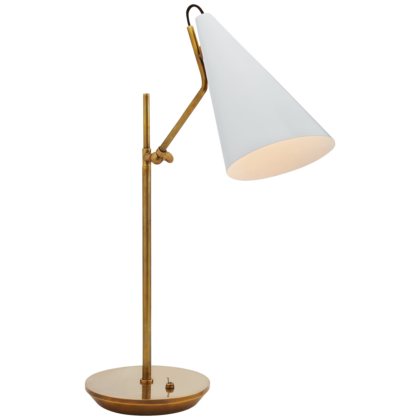 Load image into Gallery viewer, Visual Comfort Signature - ARN 3010HAB-WHT - One Light Table Lamp - Clemente - Plaster White
