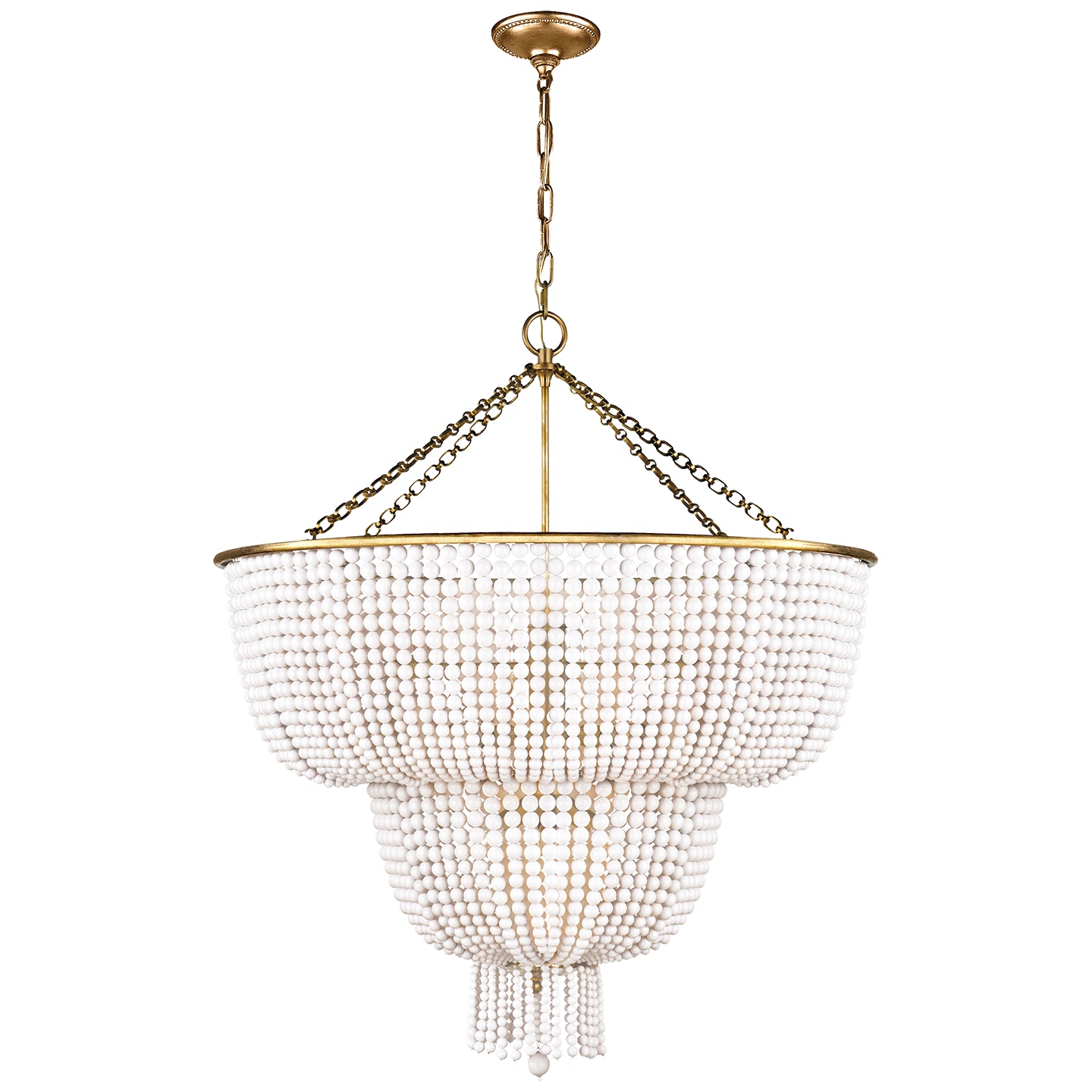 Load image into Gallery viewer, Visual Comfort Signature - ARN 5104HAB-WG - 12 Light Chandelier - Jacqueline - Hand-Rubbed Antique Brass
