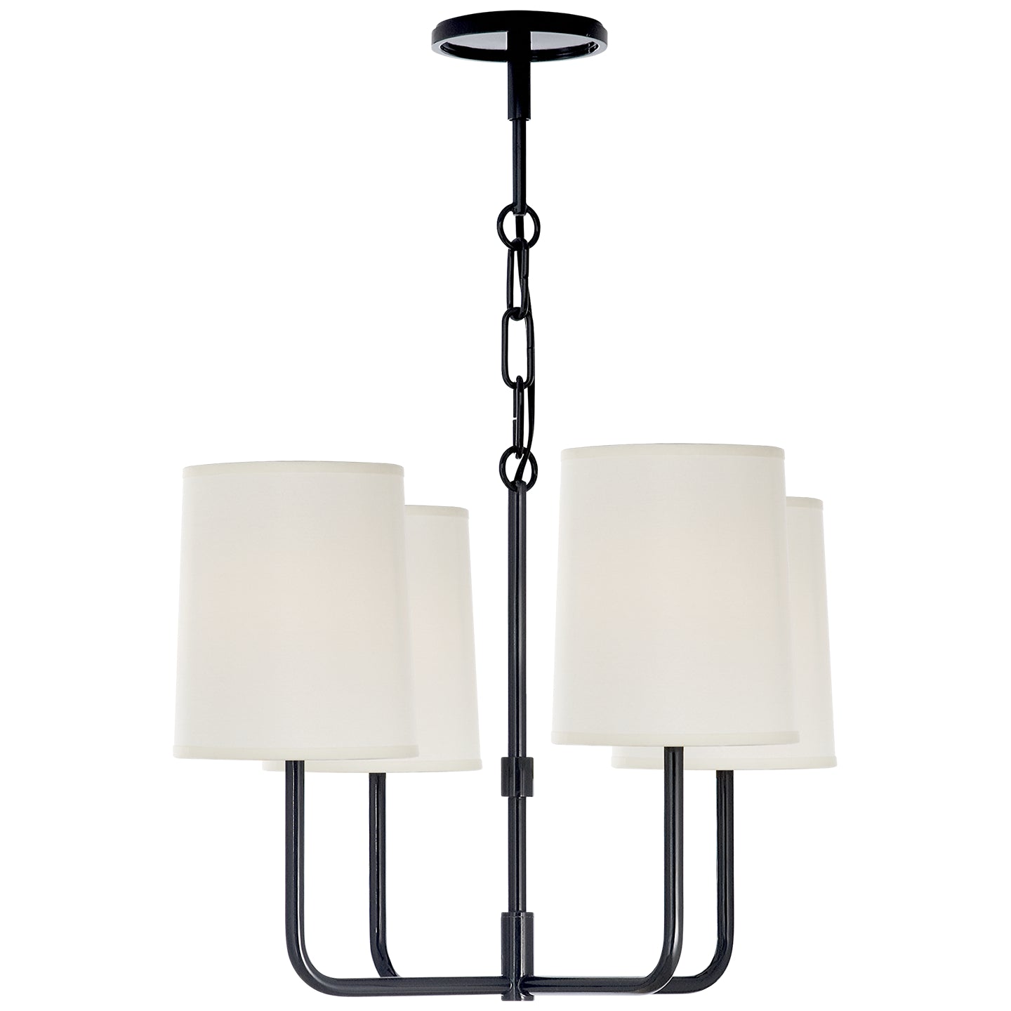 Visual Comfort Signature - BBL 5080C-S - Four Light Chandelier - Go lightly - Charcoal