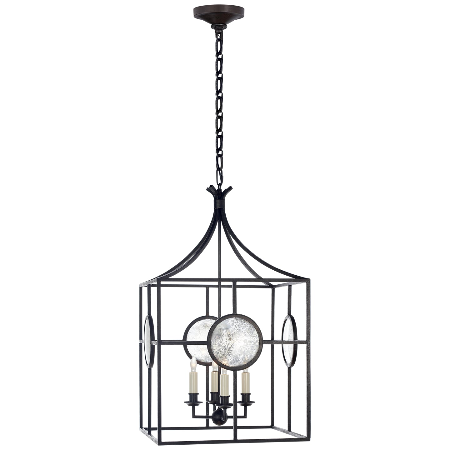 Load image into Gallery viewer, Visual Comfort Signature - CHC 2186AI - Four Light Lantern - Gramercy - Aged Iron
