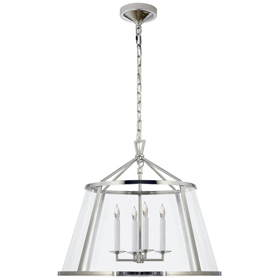 Load image into Gallery viewer, Visual Comfort Signature - CHC 2202PN-CG - Four Light Pendant - Darlana Pendant - Polished Nickel
