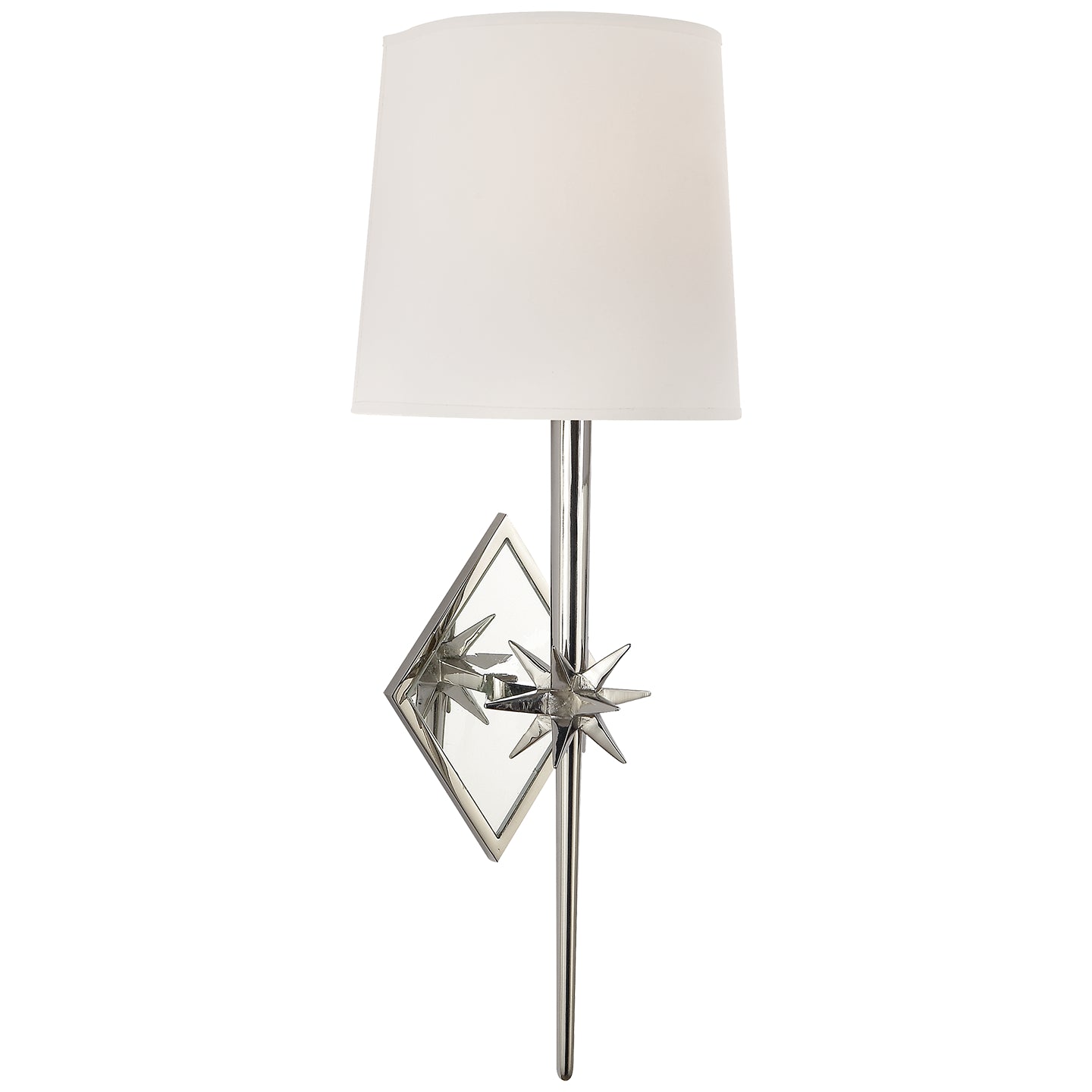 Load image into Gallery viewer, Visual Comfort Signature - S 2320PN-NP - One Light Wall Sconce - Etoile - Polished Nickel
