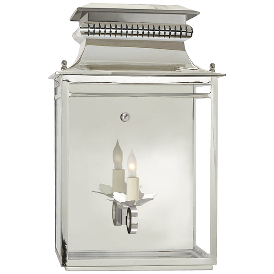 Visual Comfort Signature - SK 2301PN - One Light Wall Sconce - Flea Market Lantern - Polished Nickel