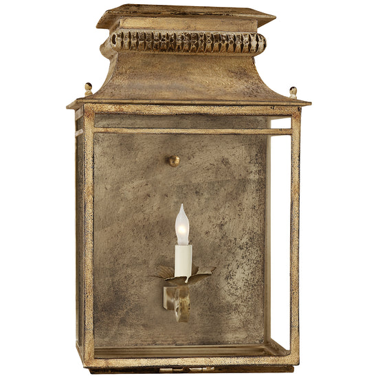 Load image into Gallery viewer, Visual Comfort Signature - SK 2301GI - One Light Wall Sconce - Flea Market Lantern - Gilded Iron
