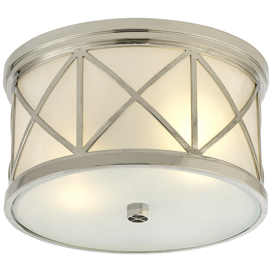 Load image into Gallery viewer, Visual Comfort Signature - SK 4010PN-FG - Two Light Flush Mount - Montpelier - Polished Nickel

