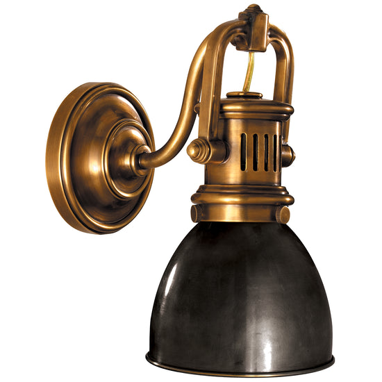Load image into Gallery viewer, Visual Comfort Signature - SL 2975HAB-BZ - One Light Wall Sconce - Yoke - Hand-Rubbed Antique Brass
