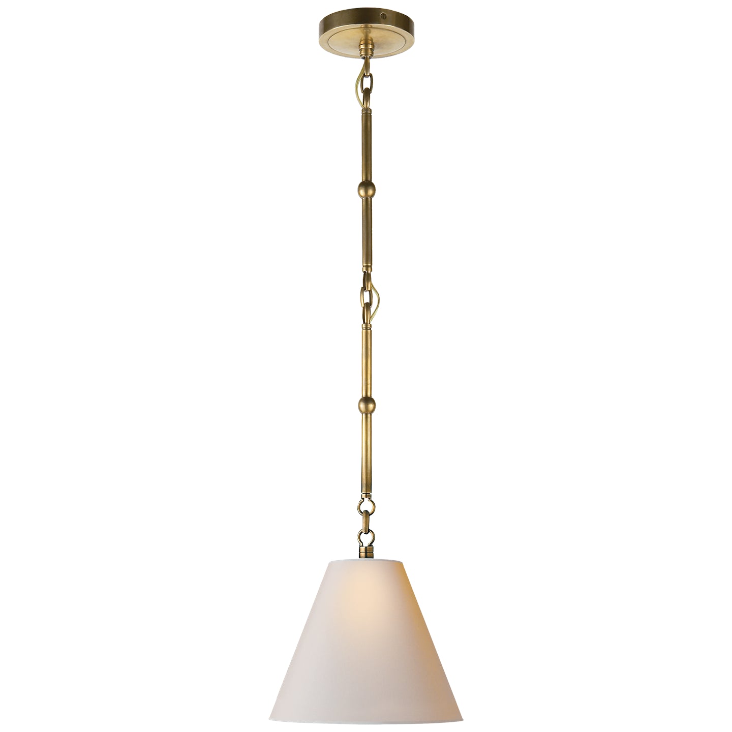 Load image into Gallery viewer, Visual Comfort Signature - TOB 5089HAB-NP - One Light Pendant - Goodman - Hand-Rubbed Antique Brass
