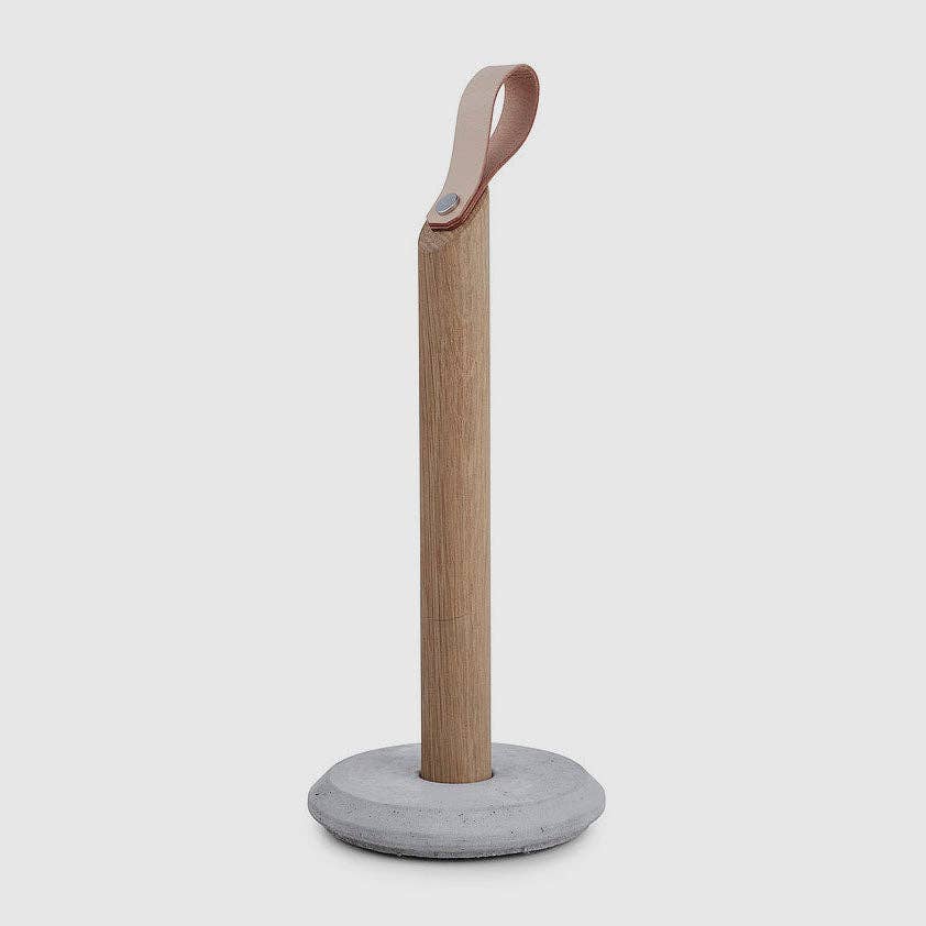 Grab kitchen roll holder - oak by Gejst - Curated Home Decor