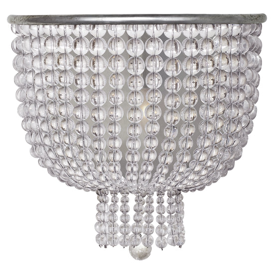 Visual Comfort Signature - ARN 2103BSL-CG - One Light Wall Sconce - Jacqueline - Burnished Silver Leaf