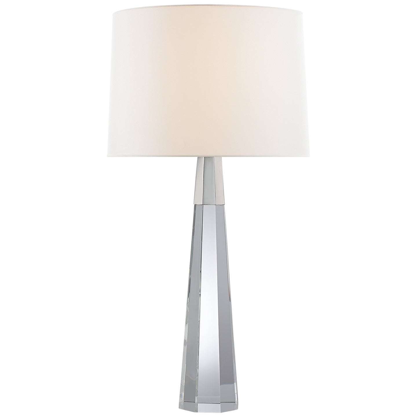 Load image into Gallery viewer, Visual Comfort Signature - ARN 3026CG/PN-L - Two Light Table Lamp - Olsen - Crystal with Polished Nickel
