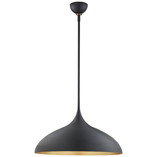 Load image into Gallery viewer, Visual Comfort Signature - ARN 5352MBK - One Light Pendant - Agnes - Matte Black
