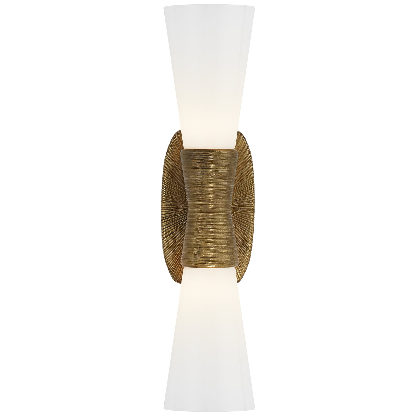 Load image into Gallery viewer, Visual Comfort Signature - KW 2047G-WG - Two Light Bath Sconce - Utopia - Gild
