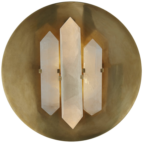 Load image into Gallery viewer, Visual Comfort Signature - KW 2090AB/Q - Two Light Wall Sconce - Halcyon - Antique-Burnished Brass
