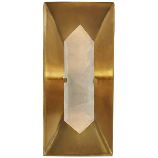 Load image into Gallery viewer, Visual Comfort Signature - KW 2091AB/Q - One Light Wall Sconce - Halcyon - Antique-Burnished Brass
