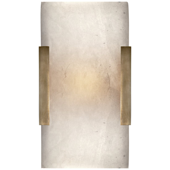 Load image into Gallery viewer, Visual Comfort Signature - KW 2115AB-ALB - LED Bath Sconce - Covet - Antique-Burnished Brass
