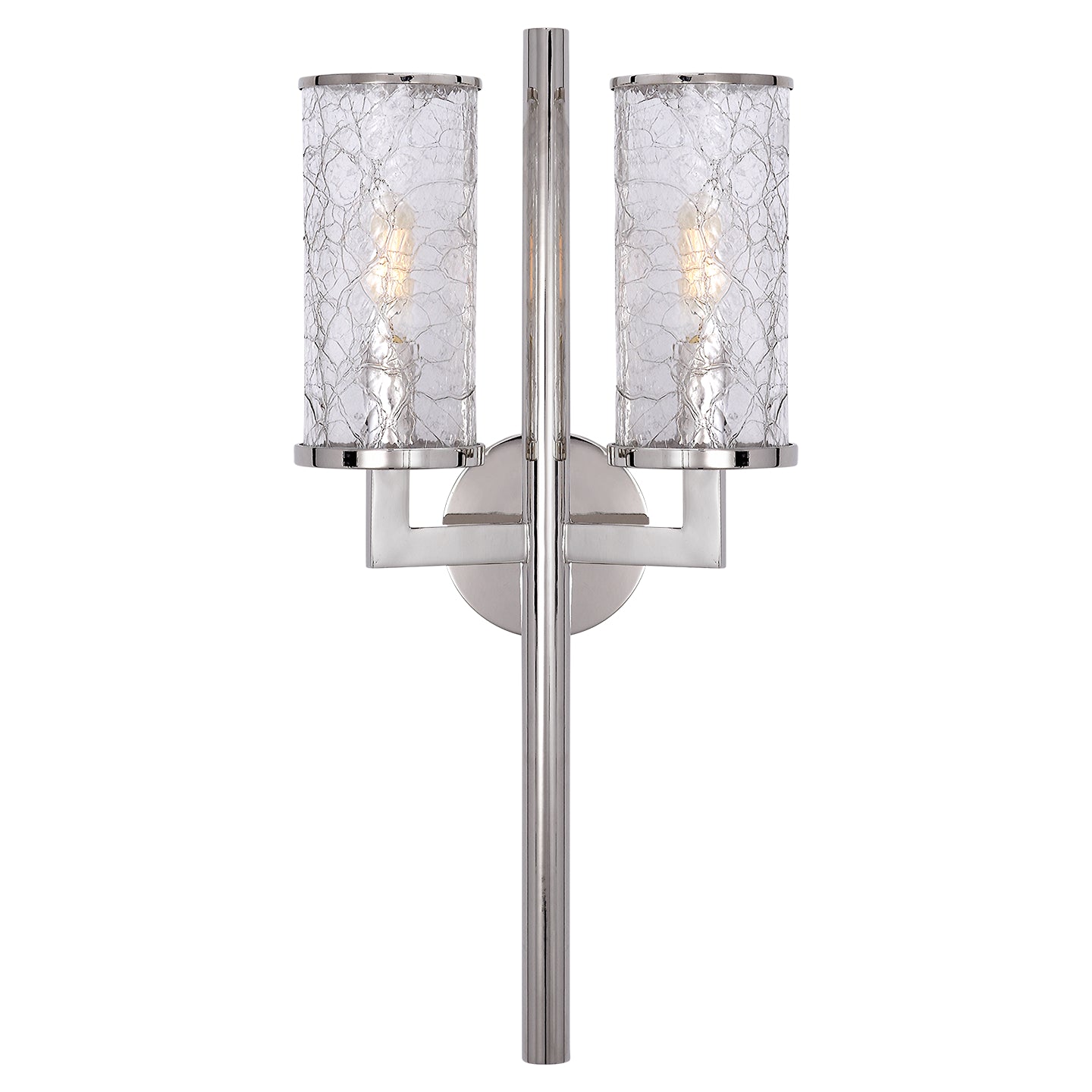 Load image into Gallery viewer, Visual Comfort Signature - KW 2201PN-CRG - Two Light Wall Sconce - Liaison - Polished Nickel
