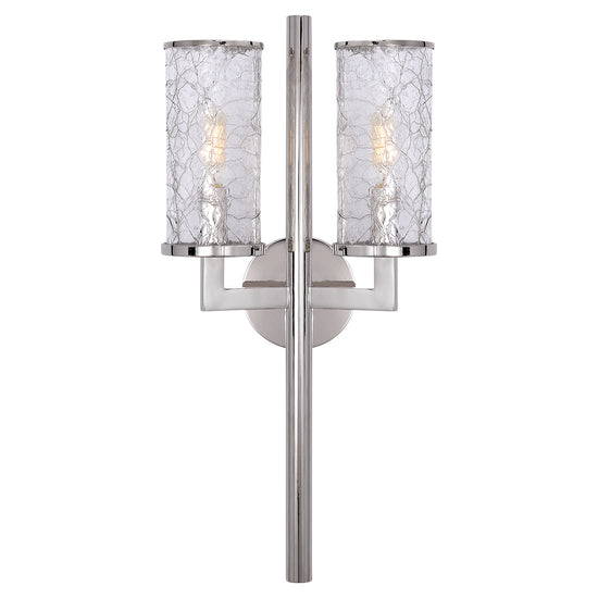 Load image into Gallery viewer, Visual Comfort Signature - KW 2201PN-CRG - Two Light Wall Sconce - Liaison - Polished Nickel
