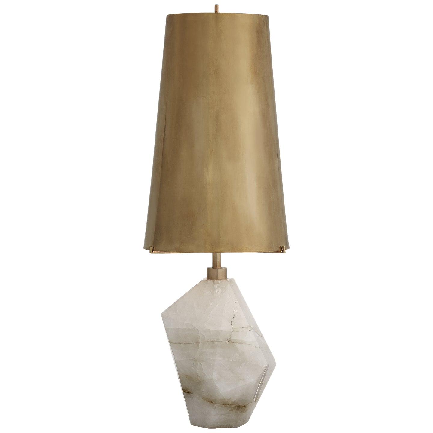 Visual Comfort Signature - KW 3012Q-AB - One Light Table Lamp - Halcyon - Natural Quartz Stone